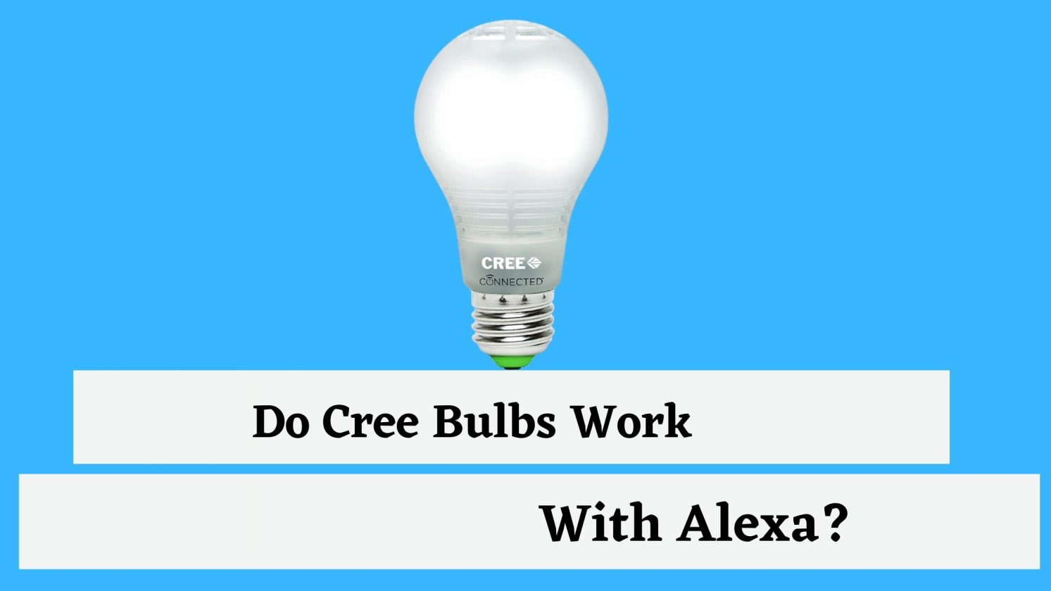 Do Cree Bulbs Work With Alexa?