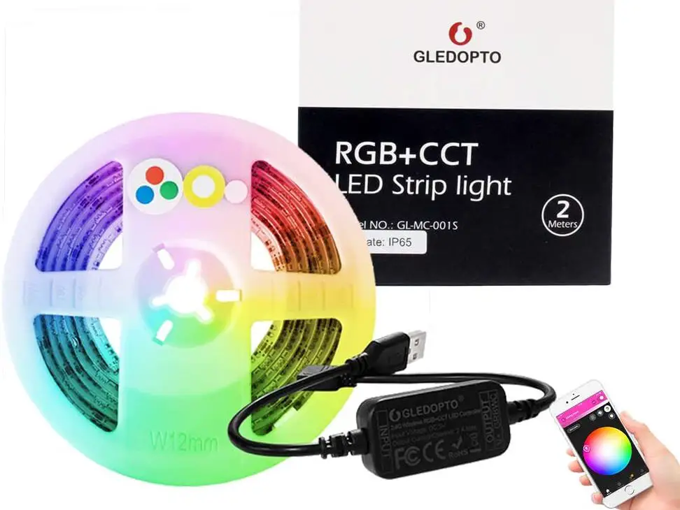 GLEDOPTO Zigbee USB LED Strip Light